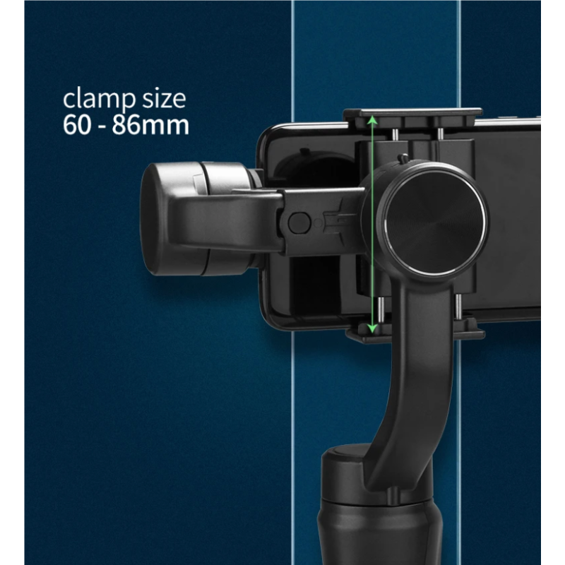 F6 Stabilizzatore 3 Assi Stabilizzatore Portatile per Smartphone e Action Camera con Modalità di Stabilizzazione e Controllo Zoom Manuale per Riprese di Qualità Professionale