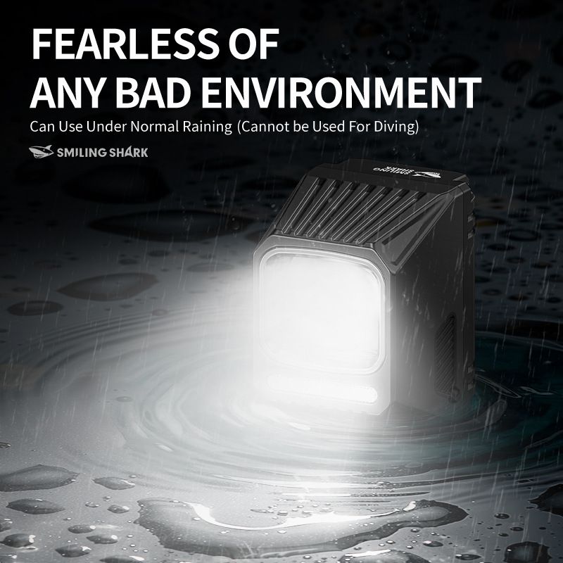 Luci Anteriori Sospese SMILING SHARK EVO1700 Fari Bicicletta Ricaricabili USB-C Impermeabile Lega di Alluminio Modalità Illumino Multiple Sicurezza Ciclismo Urban Mountain Bike