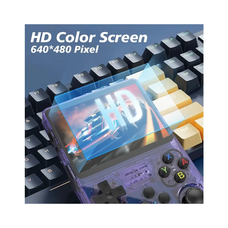 Console portatile retrò R36S console di gioco con sistema Linux open source schermo IPS 3,5 pollici 10.000 giochi classici MAME N64 PS1 per retro gaming e nostalgia