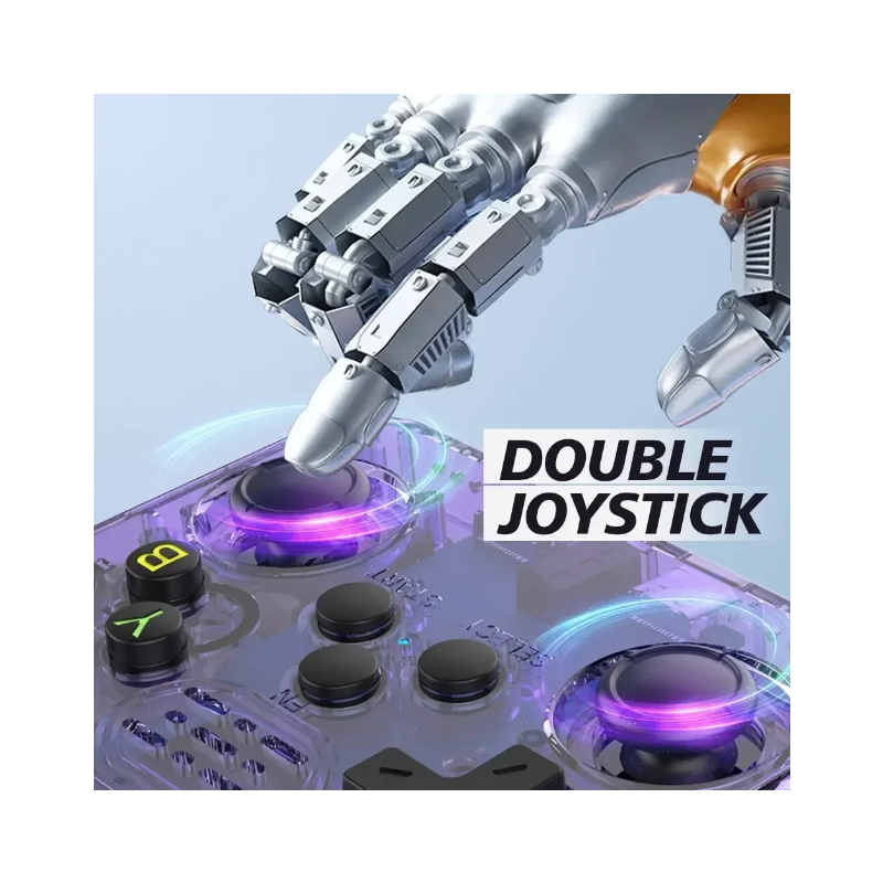 Console portatile retrò R36S console di gioco con sistema Linux open source schermo IPS 3,5 pollici 10.000 giochi classici MAME N64 PS1 per retro gaming e nostalgia