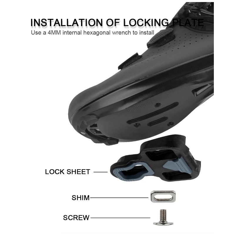 Pedali Bici da Strada RACEWORK in Fibra di Carbonio Ultraleggeri Sistema Autobloccante SPD Keo Alte Prestazioni per Appassionati di Ciclismo и Sport All'Aperto Design Durevole