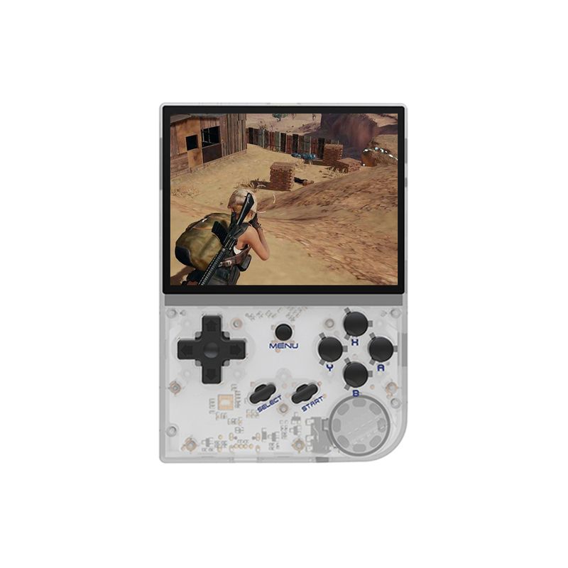 ANBERNIC RG35XX Console Portatile Retrò con Schermo IPS da 3.5 Pollici e Risoluzione 640x480 Colore Bianco Dispositivo Tascabile per Giochi Classici Display Vivido