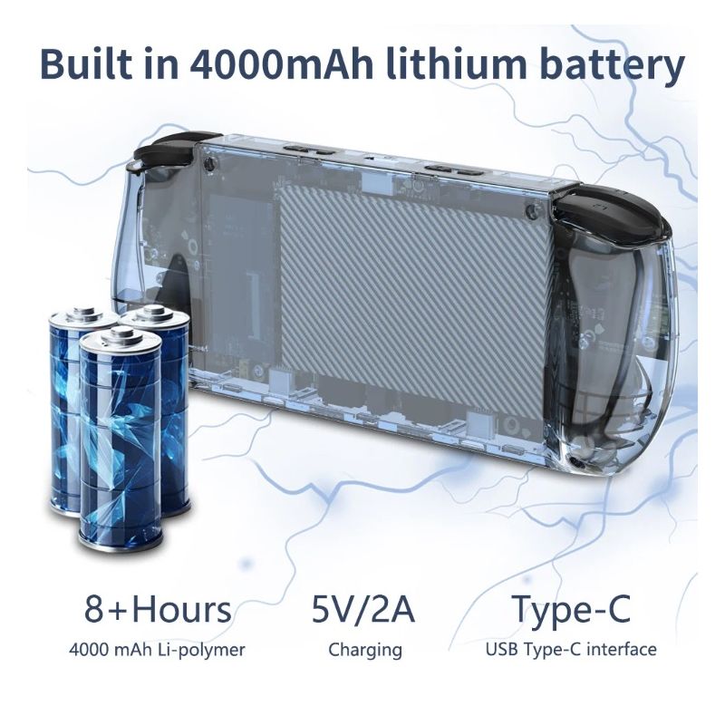 POWKIDDY RGB10 MAX3 console di gioco portatile retro con schermo IPS 5 pollici risoluzione 1280x720 RK3566 alta performance emulatori esperienza di gaming nostalgico personalizzabile