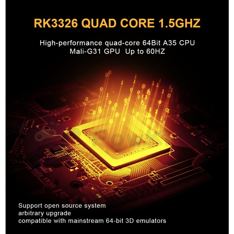 POWKIDDY RGB20S console di gioco portatile retro-gaming schermo 3,5 pollici IPS 4:3 design ultra-compatto sistema open source regali per bambini e appassionati di retrò grafica immersiva