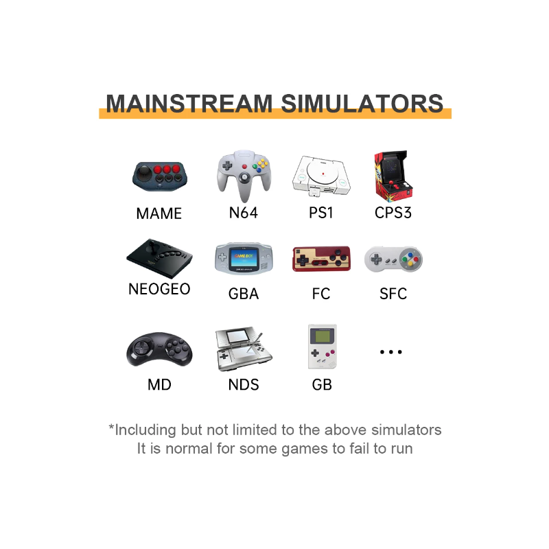 Console di gioco portatile POWKIDDY RGB20S con sistema open source schermo IPS 4:3 da 3,5 pollici giochi retrò MAME N64 PS1 perfetta per giochi nostalgici e personalizzabili