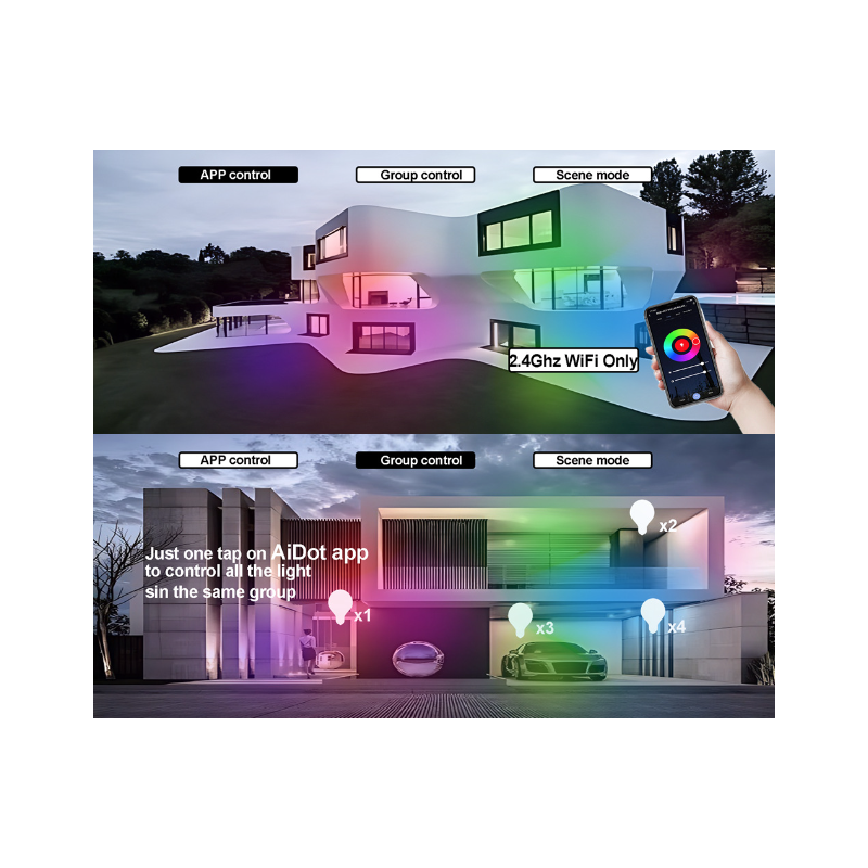 24W Tuya Zigbee Plafoniera Smart Wifi Lampada da soffitto a Led per Soggiorno Controllo Vocale Alexa Illuminazione Versatile ed Efficiente Decorazione della Casa Moderna