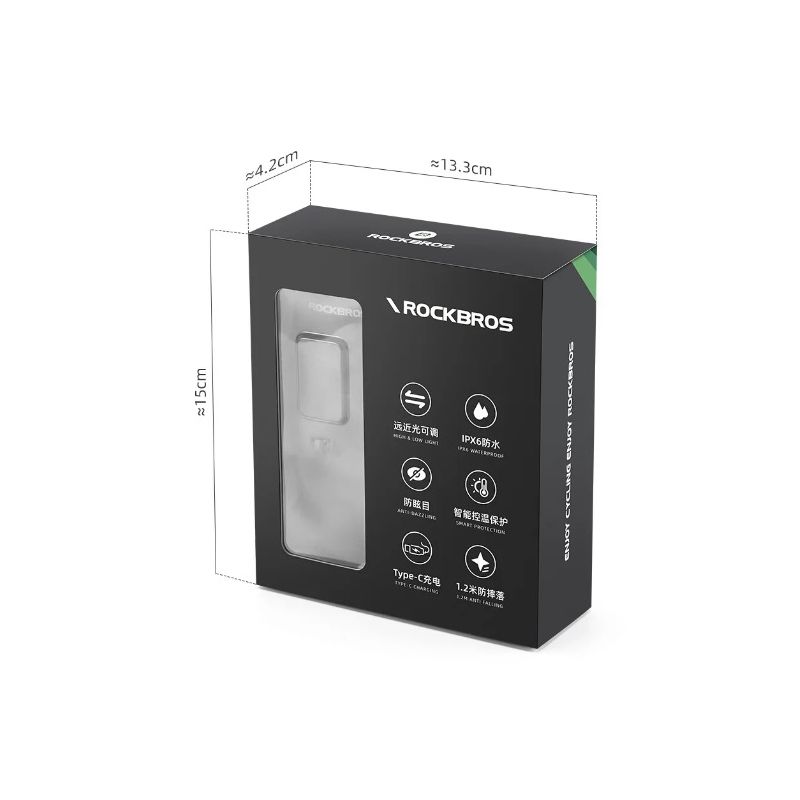 ROCKBROS RHL3000 luce bici anteriore 3000 lumen alta luminosità 10000mAh impermeabile MTB ciclismo su strada torcia elettrica ciclismo notturno accessori ciclismo regolazioni