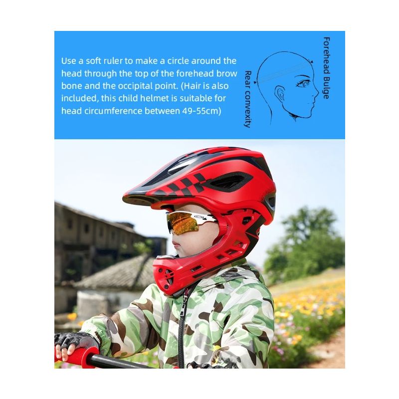 ROCKBROS casco da ciclismo per bambini design rimovibile struttura integrale modellata ventilazione traspirante attrezzatura protettiva per giovani ciclisti sport d'avventura