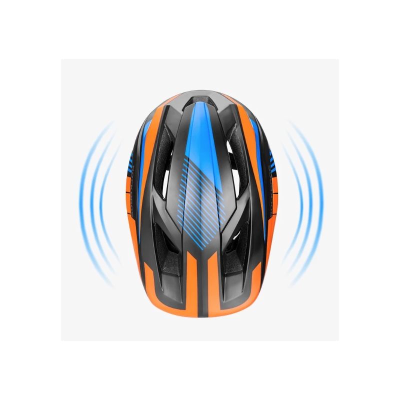 ROCKBROS casco da ciclismo per bambini design rimovibile struttura integrale modellata ventilazione traspirante attrezzatura protettiva per giovani ciclisti sport d'avventura