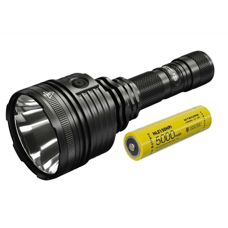 Nitecore P30i Torcia LED Tattica 2000 Lumen Fascio 1000 Metri Ideale per Illuminazione Outdoor Escursioni Notturne e Soccorso Tecnologia Ottica Avanzata Costruzione Robusta
