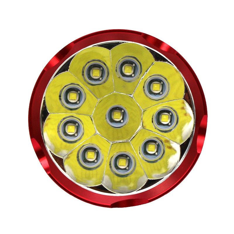 Torcia potente Sky Ray S110 10T6 10000 lumen LED torcia in lega di alluminio 6061t torcia impermeabile illuminazione portatile versatilità e robustezza offerte imperdibili