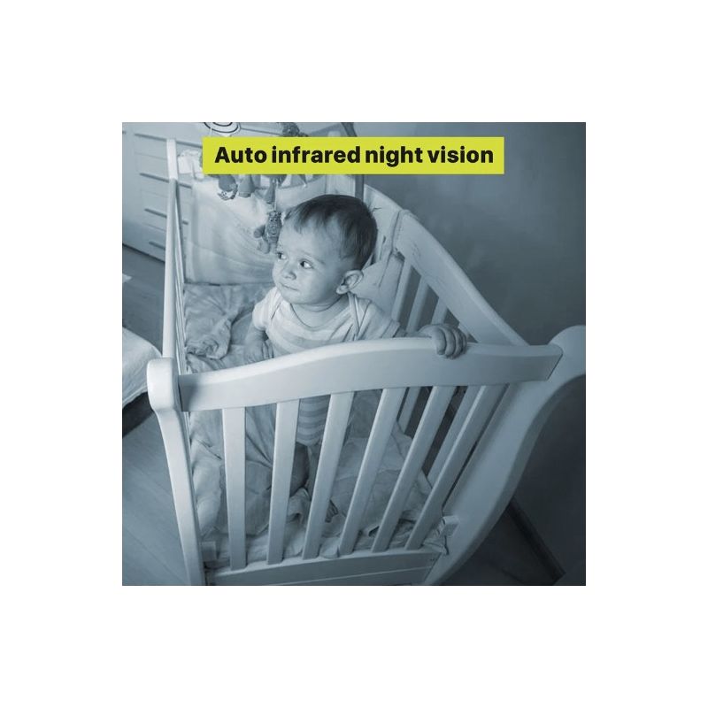 Scopri il Baby Monitor 5 Pollici con Fotocamera SM650 Monitor Video Portatile Alta Risoluzione 720P Connessione Wireless FHSS Audio Bidirezionale Batteria a Lunga Durata Cura del Bambino