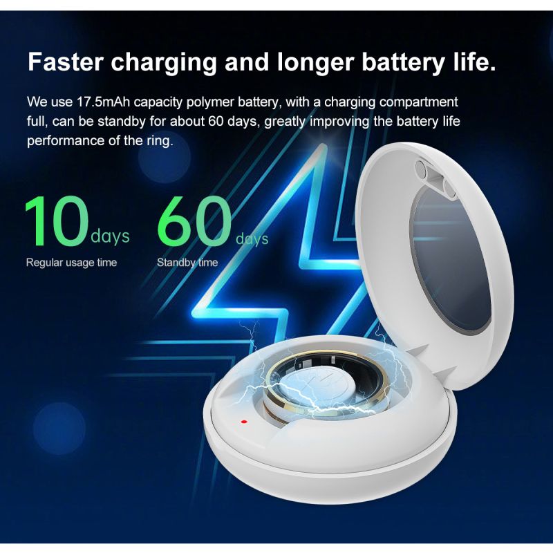 Scopri l'Anello intelligente multifunzionale tecnologia indossabile per monitoraggio salute frequenza cardiaca ossigeno nel sangue qualità del sonno accessorio elegante per appassionati fitness