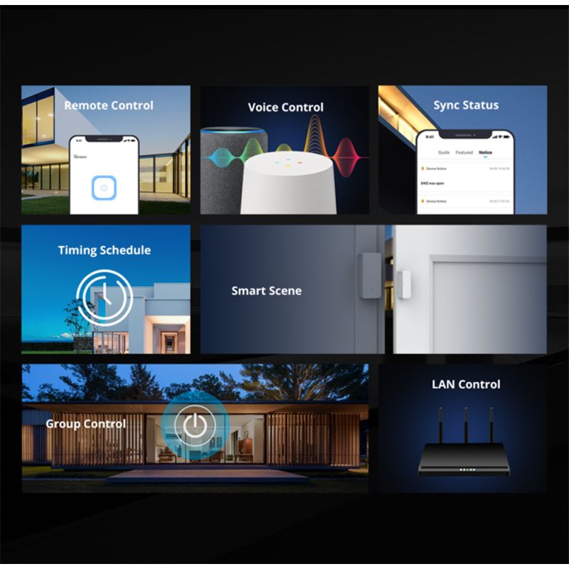 SONOFF Basic R2 Modulo Interruttore Wifi Controllo Remoto e Timer per Casa Intelligente Compatibile con Alexa Google Assistant e App eWeLink per Automazione Domestica