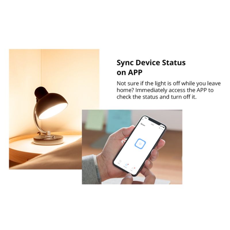 SONOFF Basic R2 Modulo Interruttore Wifi Controllo Remoto e Timer per Casa Intelligente Compatibile con Alexa Google Assistant e App eWeLink per Automazione Domestica