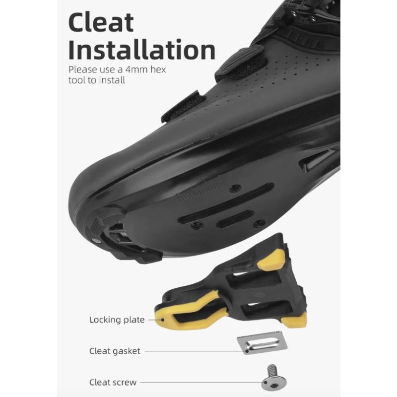 Pedali Autobloccanti ROCKBROS SPD-SL Ultraleggeri Bici da Strada Lega di Alluminio Ciclismo Leggero Stabilità Migliorata Efficienza per Lunghe Distanze Assale in Acciaio Cromoly