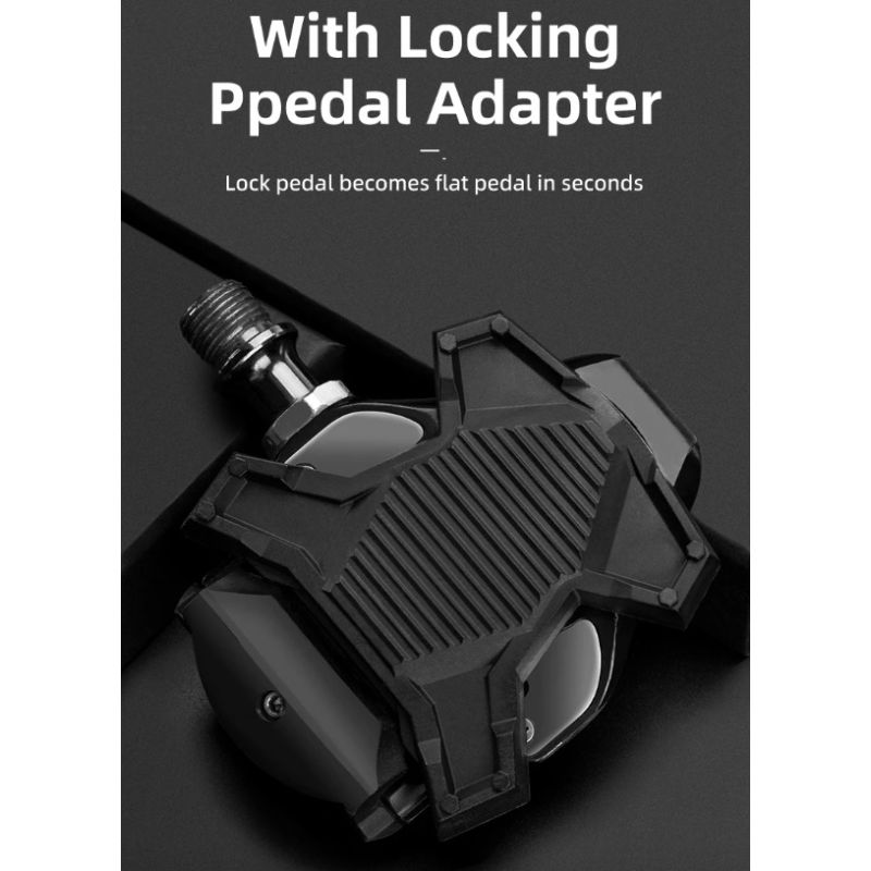 Pedali Autobloccanti ROCKBROS SPD-SL Ultraleggeri Bici da Strada Lega di Alluminio Ciclismo Leggero Stabilità Migliorata Efficienza per Lunghe Distanze Assale in Acciaio Cromoly