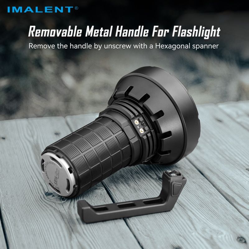 IMALENT SR16 Torcia LED Ultra Potente 55000 Lumen, Fascio Lungo 1715m. Ideale per Outdoor!