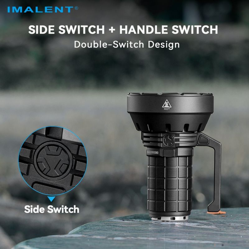 IMALENT SR16 Torcia LED Ultra Potente 55000 Lumen, Fascio Lungo 1715m. Ideale per Outdoor!