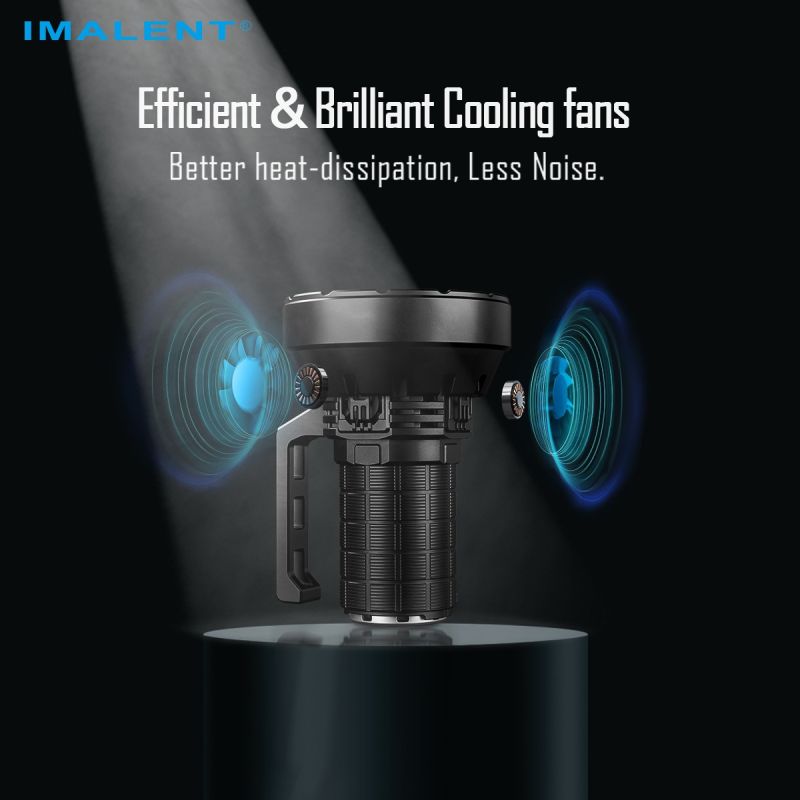 IMALENT SR16 Torcia LED Ultra Potente 55000 Lumen, Fascio Lungo 1715m. Ideale per Outdoor!