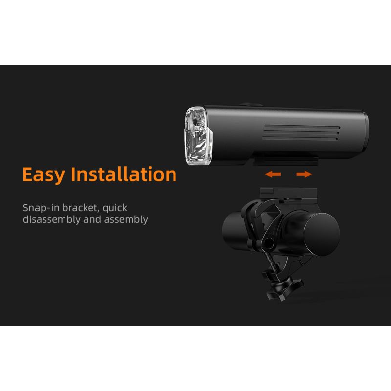 SUPERFIRE BL12 1300LM Luce anteriore per bicicletta Ricaricabile USB 4800mAh LED Lampada frontale per bici Ciclismo