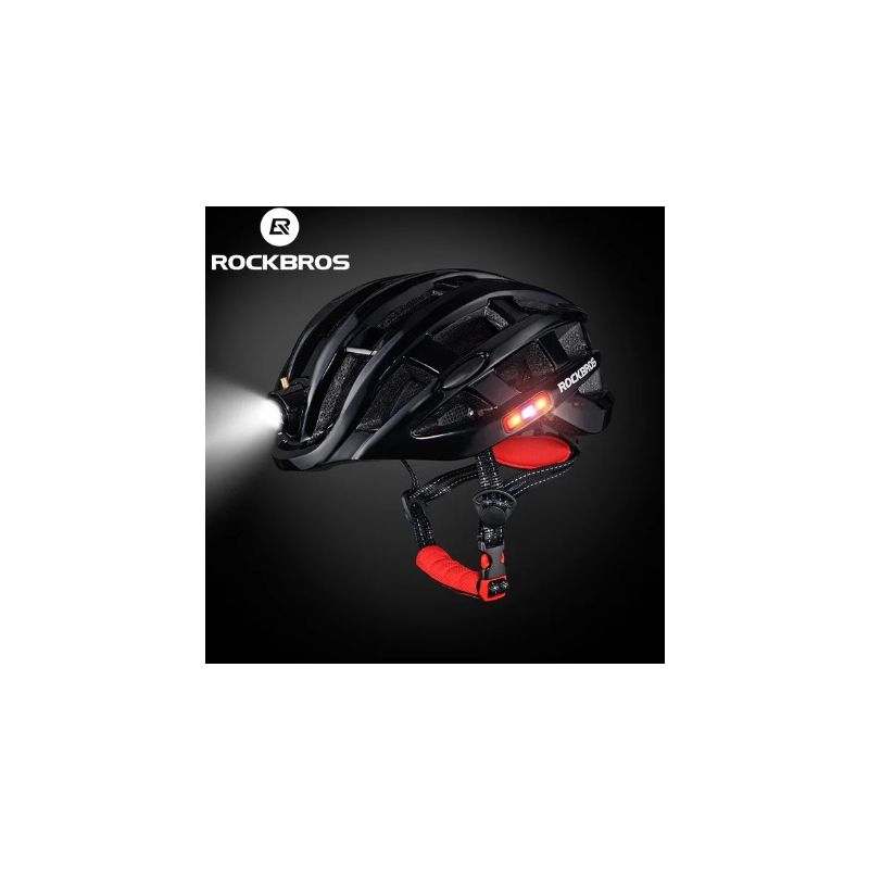 ROCKBROS Casco ciclismo ultraleggero con ricarica USB e protezione rete insetti ideale per MTB e ciclismo urbano certificazione CE accessori bici confortevoli e sicuri