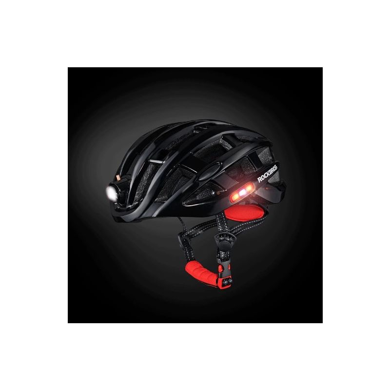 ROCKBROS Casco ciclismo ultraleggero con ricarica USB e protezione rete insetti ideale per MTB e ciclismo urbano certificazione CE accessori bici confortevoli e sicuri