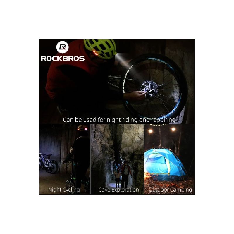 ROCKBROS Casco ciclismo ultraleggero con ricarica USB e protezione rete insetti ideale per MTB e ciclismo urbano certificazione CE accessori bici confortevoli e sicuri