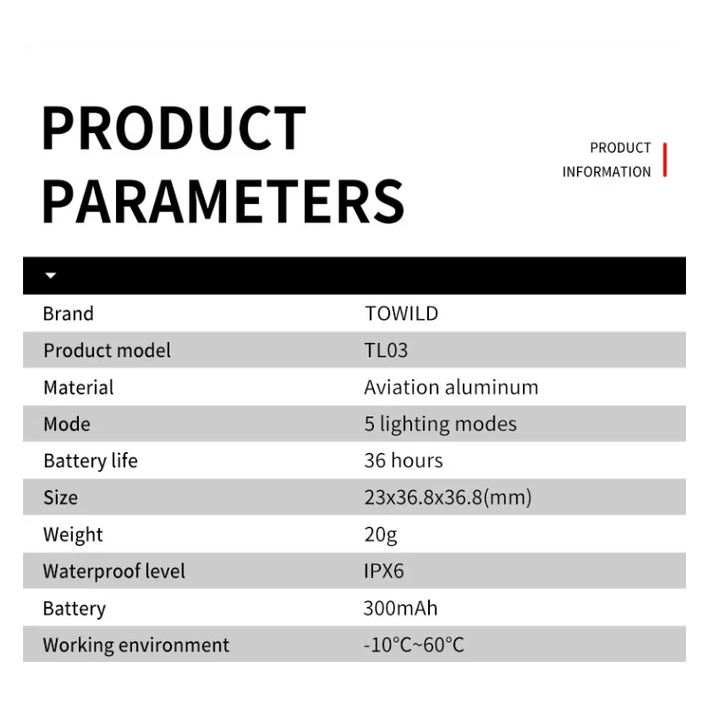 Scopri TOWILD TL03 luce freno intelligente per bicicletta con sensore ambientale design in lega di alluminio cinque modalità di lampeggio per massima sicurezza e visibilità in bici