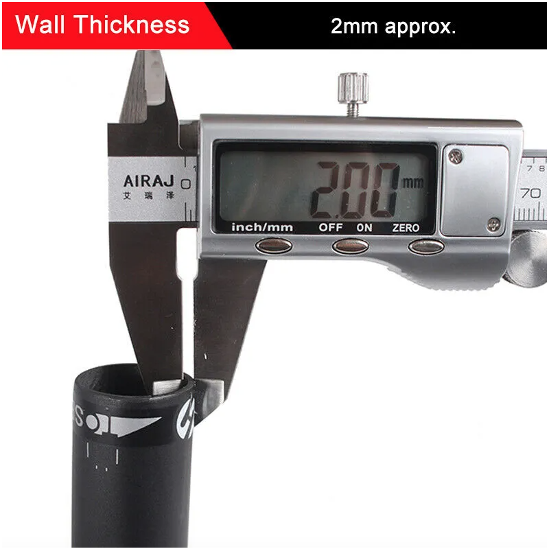 TOSEEK Manubrio Full Carbon 400-440mm Leggero in Fibra di Carbonio T800 per Biciclette da Strada con Passaggio Cavi Interno Ideale per Ciclismo Performante