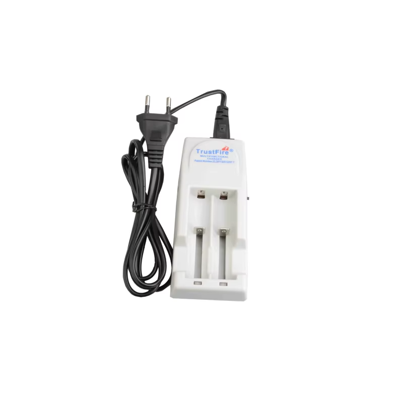 TrustFire TR-001 caricabatterie agli ioni di litio per batterie ricaricabili 18650 16340 con carica simultanea monitoraggio indipendente e versatilità di tensione per dispositivi elettronici