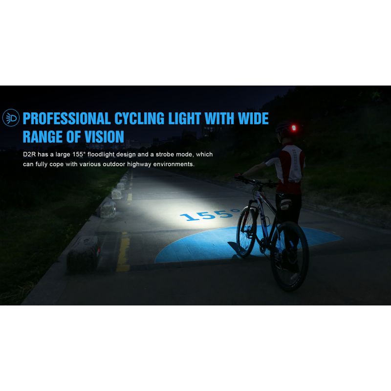 TrustFire D2R Luce Anteriore per Bicicletta 450LM Impermeabile IP66 e Durevole Luce per Bici Ricaricabile Tipo-C Perfetta per Ciclismo Urbano e Mountain Bike