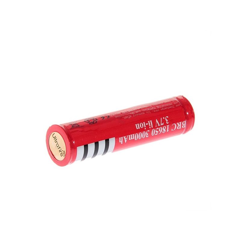 Batteria ricaricabile UltraFire 18650 3.7V 3000mAh per torce e dispositivi ad alto consumo tecnologia sostenibile e circuito di protezione per un'energia ecologica