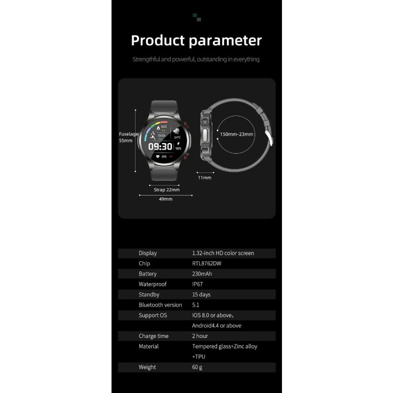 W11 Smart Watch 1.32