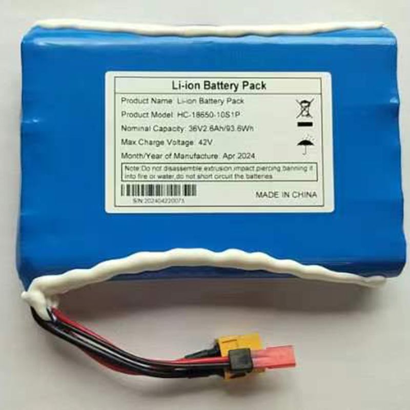 Pacco batteria 36V 10S1P batteria Li-Ion 18650 skate elettrico alta tensione stoccaggio di potenza per skateboard a quattro ruote batteria per tempo di guida esteso e avventure all'aperto