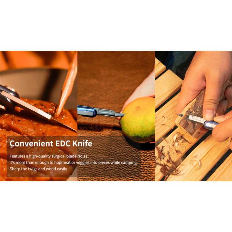 Scopri Wuben E62 Penna Multiuso con 130 Lumen Torcia Portatile LED EDC Ideale per Trekking e Luce d'Emergenza Lunga Autonomia e Molteplici Modalità di Illuminazione