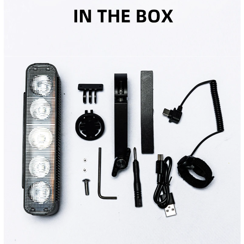 XOSS XL3000 Luce Bici Impermeabile 3000 Lumen Lampada Frontale Ricaricabile Tipo C Per Giri Notturni Accessorio Essenziale Ciclismo Visibilità Sicurezza 10 Modalità di Illuminazione