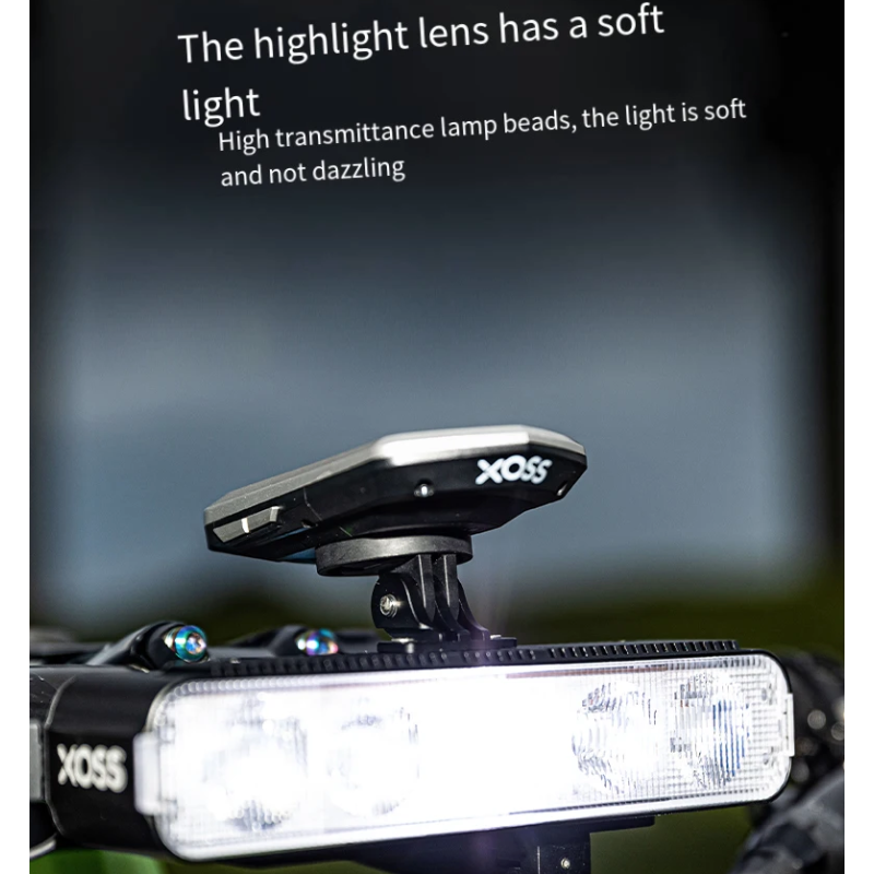 XOSS XL3000 Luce Bici Impermeabile 3000 Lumen Lampada Frontale Ricaricabile Tipo C Per Giri Notturni Accessorio Essenziale Ciclismo Visibilità Sicurezza 10 Modalità di Illuminazione