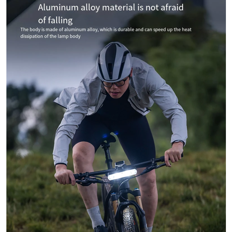 XOSS XL3000 Luce Bici Impermeabile 3000 Lumen Lampada Frontale Ricaricabile Tipo C Per Giri Notturni Accessorio Essenziale Ciclismo Visibilità Sicurezza 10 Modalità di Illuminazione