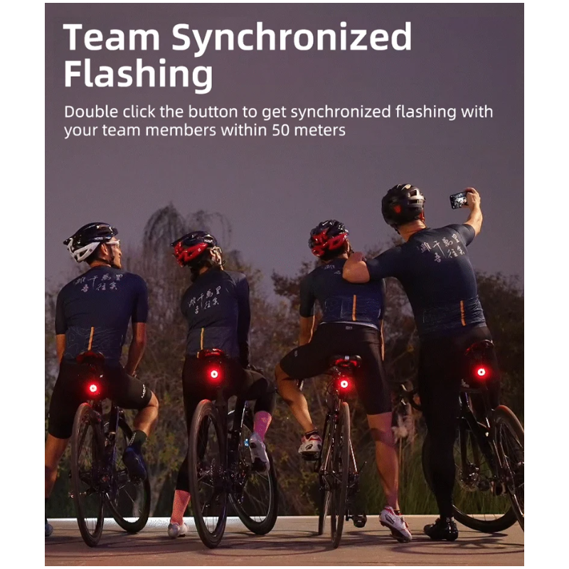 XOSS XR Pro fanale posteriore per ciclismo con rilevamento automatico del freno luce impermeabile e ricarica USB accessorio per bici per sicurezza e visibilità con design moderno e aerodinamico