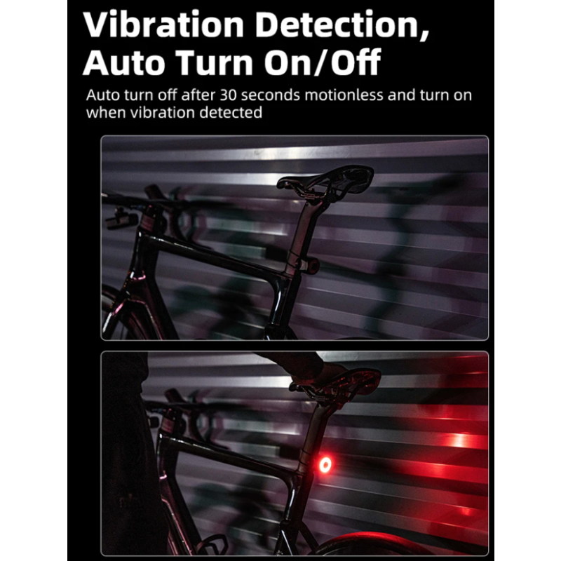 XOSS XR Pro fanale posteriore per ciclismo con rilevamento automatico del freno luce impermeabile e ricarica USB accessorio per bici per sicurezza e visibilità con design moderno e aerodinamico
