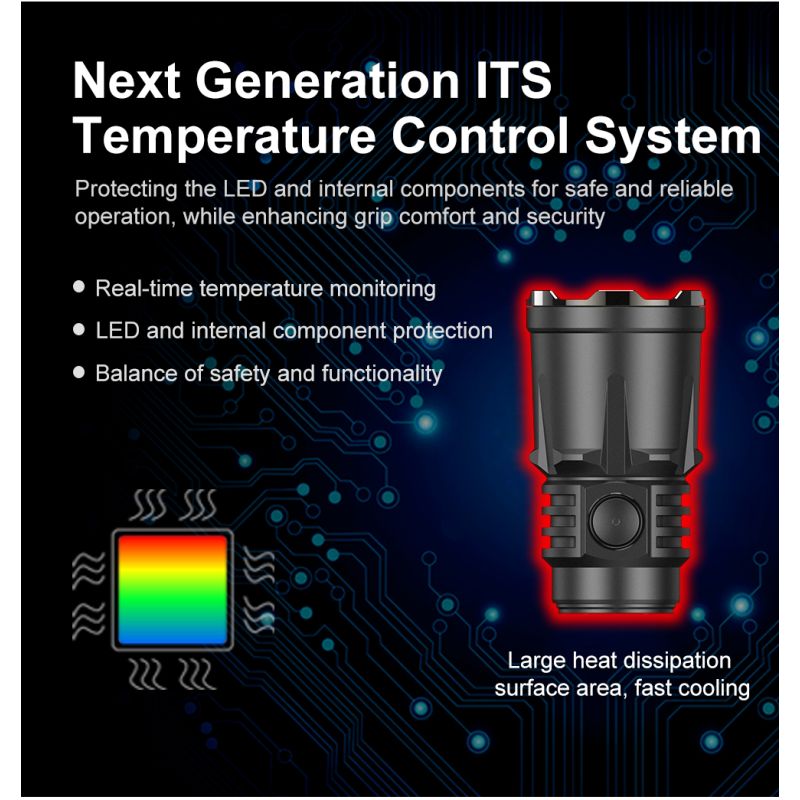 Klarus XT21X Pro torcia LED XHP70.2 4400 lumen ricaricabile ideale per campeggio escursionismo ed emergenze torcia tattica con doppio interruttore e batteria 21700 costruzione robusta