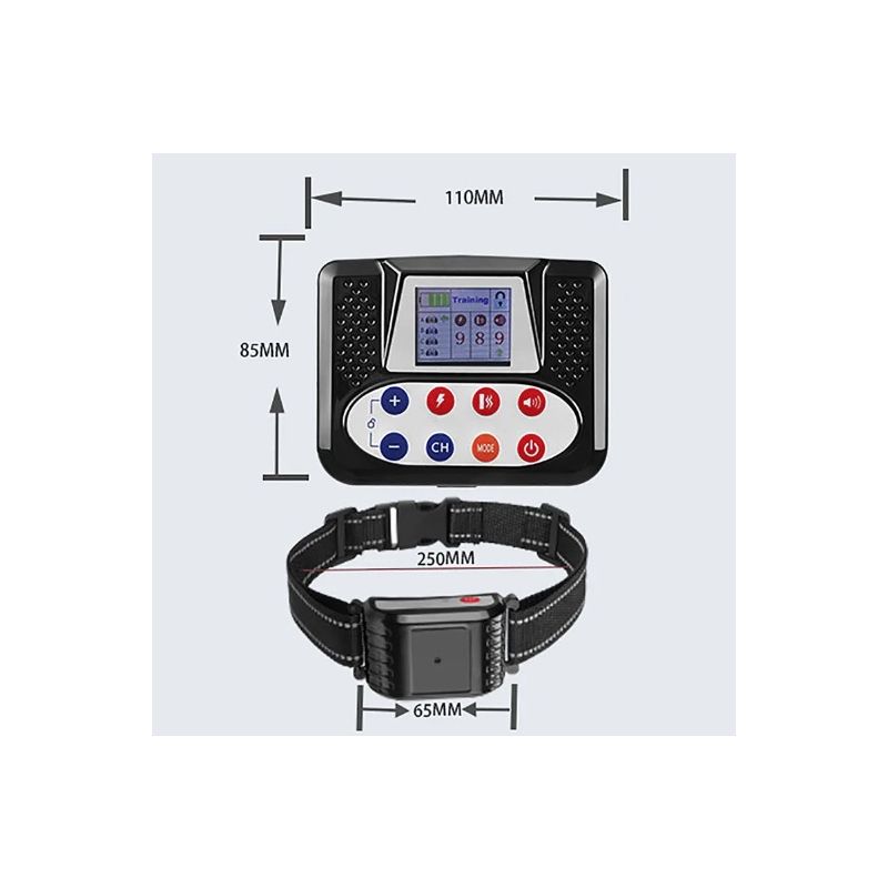 Dispositivo di Addestramento Intelligente per Cani e Recinto Elettronico Senza Fili con Schermo a Colori per Sicurezza e Addestramento Comportamentale Canino Design Ergonomico