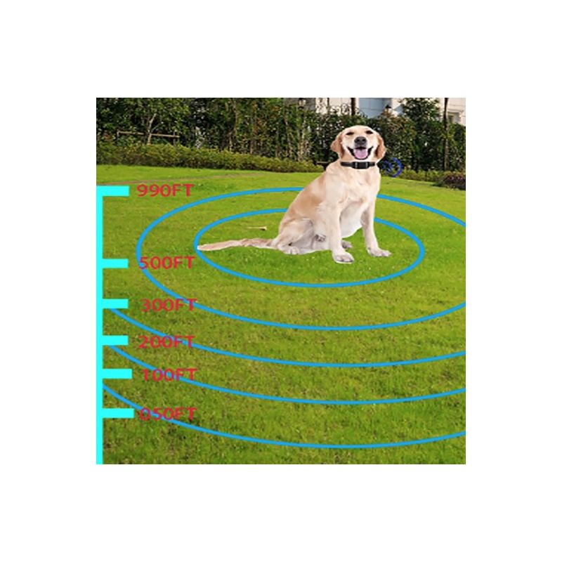 Dispositivo di Addestramento Intelligente per Cani e Recinto Elettronico Senza Fili con Schermo a Colori per Sicurezza e Addestramento Comportamentale Canino Design Ergonomico