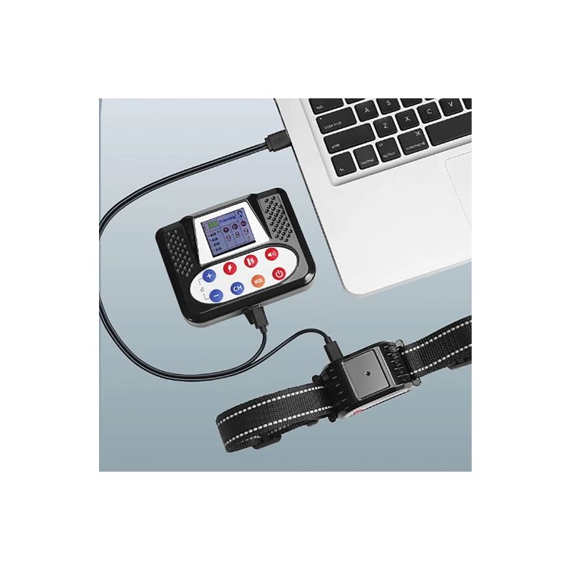 Dispositivo di Addestramento Intelligente per Cani e Recinto Elettronico Senza Fili con Schermo a Colori per Sicurezza e Addestramento Comportamentale Canino Design Ergonomico