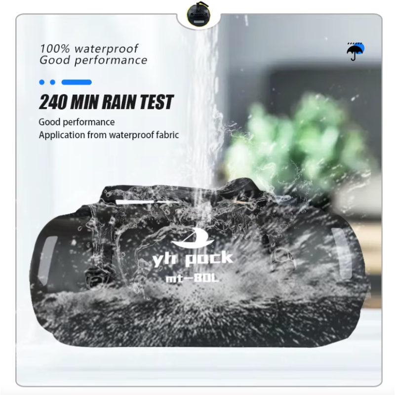 Borsa Moto Impermeabile 40L/80L | Borsa Bici, Ciclismo, Viaggio, Posteriore, Sella, MTB