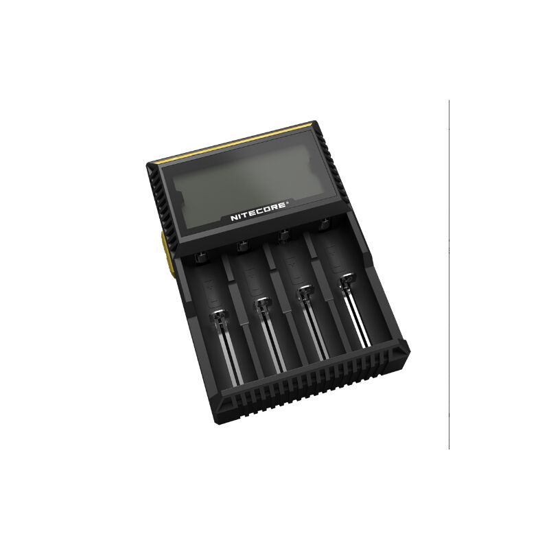 Nitecore D4 Digicharger caricabatterie intelligente con LCD Display compatibilità universale per batterie Li-Ion e Ni-MH ricarica simultanea e sicurezza avanzata acquisto conveniente