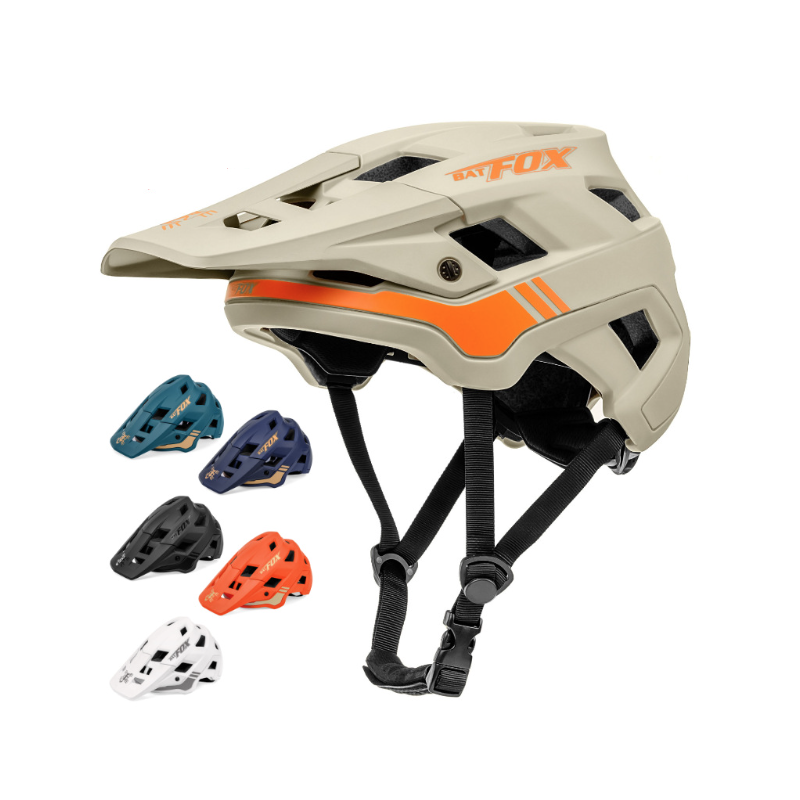 Casco bici BATFOX per mountain bike Tecnologia In-Mold regolabile comfort e sicurezza disponibile in colori vivaci per un look unico adatto a uomini e donne
