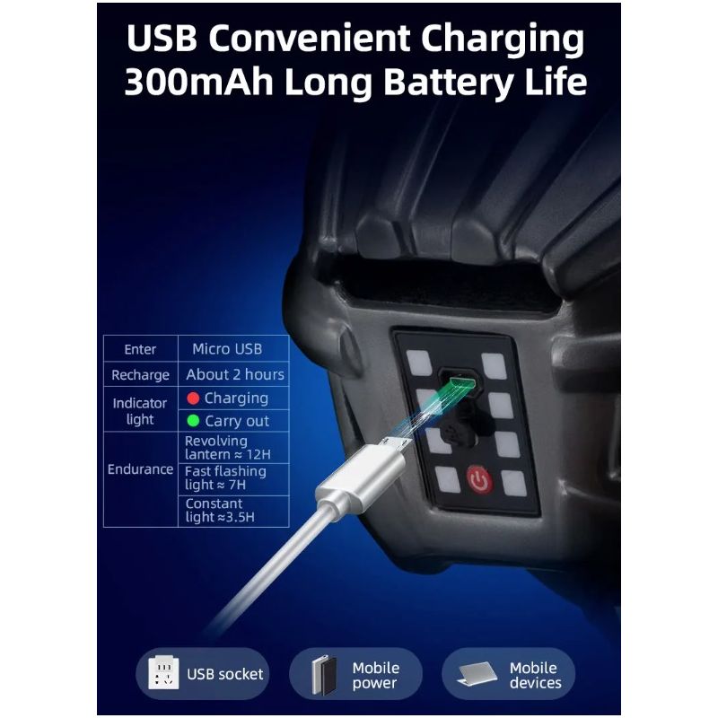 Casco da Bicicletta ROCKBROS con Luce Posteriore LED Ultraleggero e Modellato Integralmente per Sicurezza Ciclismo e Comfort Ideale per Ciclismo Urbano e Mountain Bike