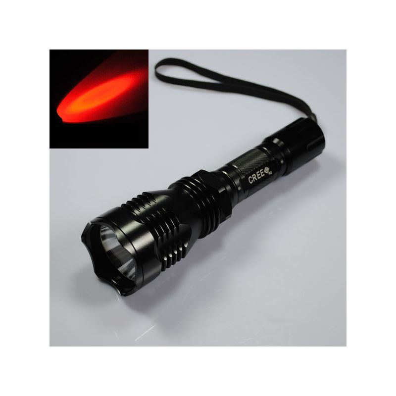 UniqueFire HS-802 Torcia LED Lunga Portata Ideale per Avventure Notturne Alpinismo Impermeabile Lega di Alluminio 6061t Xpe Q5 LED Durata 100000 Ore Visibilità Notturna Resistente